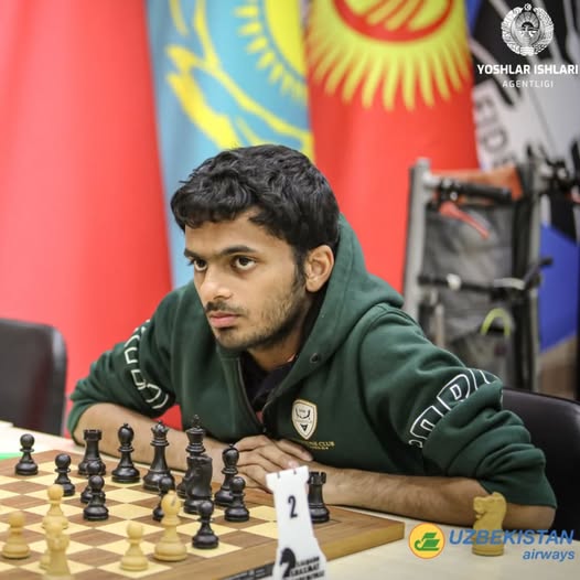 GM Nihal Sarin (India) with 8/10 score won the 18th Tashkent Open, Agzamov Memorial "A" tournament ahead of GMs Sjugirov, Sanan (Hungary), Puranik, Abhimanyu (India), Daneshvar, Bardiya (Iran) and Vokhidov, Shamsiddin (Uzbekistan) at 7.5 points.