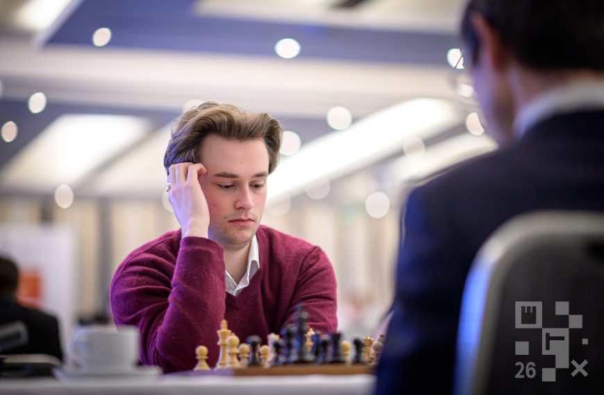 GM Jorden van Foreest (3/4) continued to be on a roll defeating Uzbek GM Nodirbek Yakubboev in the 4th round of the Prague International Chess Festival 2026 organised by Novy Bor Chess Club at Hotel Don Giovanni, Prague..