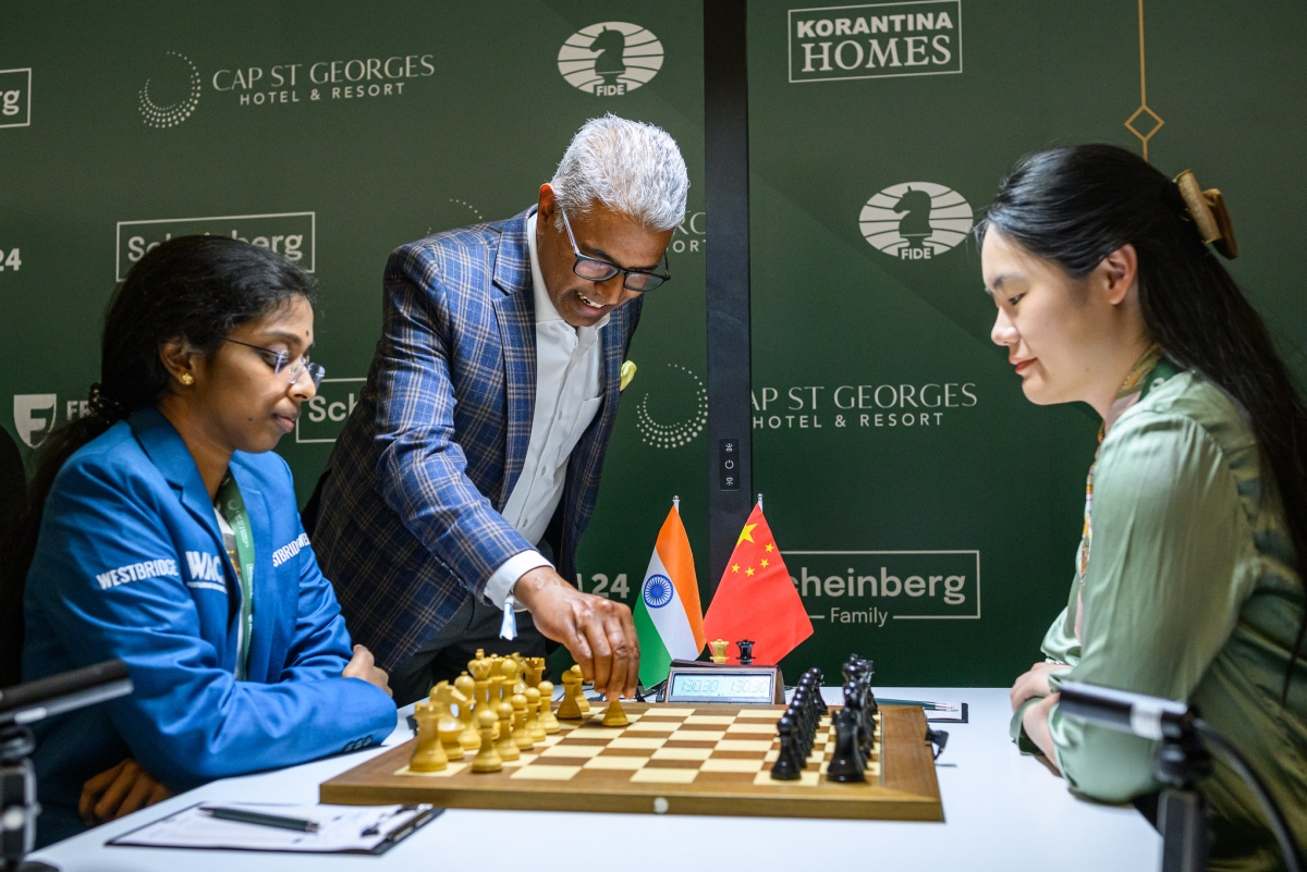 GM Zhu Jiner & Vaishali Rameshbabu led the FIDE Women's Candidates 2026 while GM Javokhir Sindarov led the Open section after the 12th round at the Cap St Georges Hotel & Resort, Cyprus...